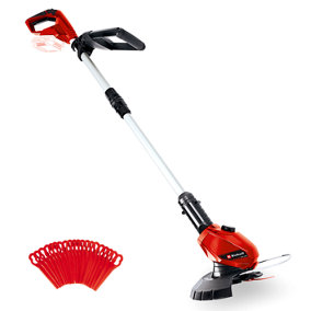 Einhell 24cm Power X-Change Cordless Strimmer 18V Grass Trimmer With 20x Spare Blades - GE-CT 18 Li Solo - Body Only