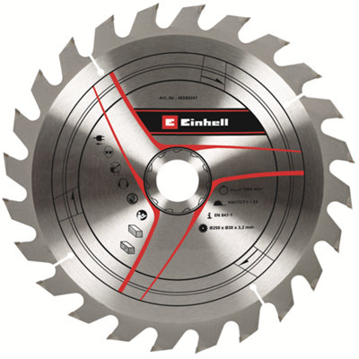 Einhell 250mm x 30 24T TCT Circular Saw Blade