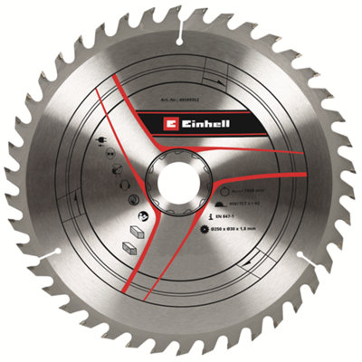 Einhell 250mm x 30 42T TCT Thin Cut Circular Saw Blade