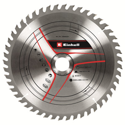 Einhell 250mm x 30 48T TCT Circular Saw Blade