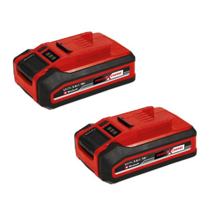 Einhell 3.0Ah Battery Power X-Change PLUS 18V Rechargeable Dust Resistant LED x2