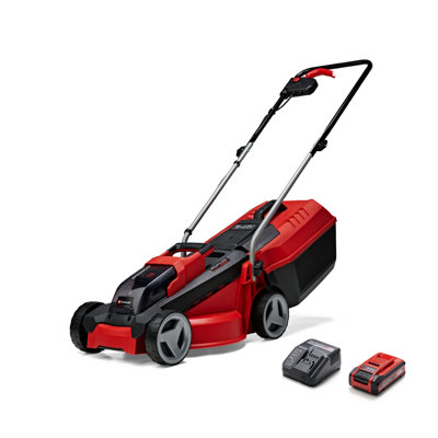 Einhell 30cm Cordless Lawnmower 18V Rotary With Battery And Charger Power X Change 25L Grass Box