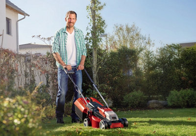 Einhell 30cm Power X-Change Cordless Lawnmower 18V Rotary With 25L Grass Box BRUSHLESS - GE-CM 18/30 Li Solo - BODY ONLY