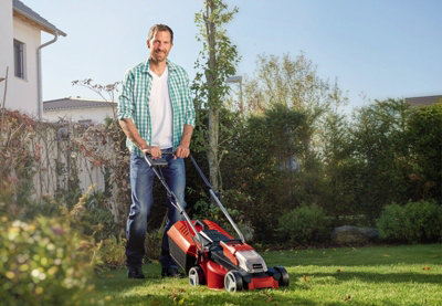 Yard Force 20V 4.0Ah 38cm Cordless Cylinder Lawnmower 45L Grass Bag  Lithium-Ion Battery & Charger Included - CR20 Range - LM C38A