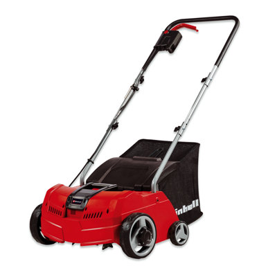 Einhell 31cm Lawn Rake Scarifier And Aerator 2-in-1 1200W With 28L ...