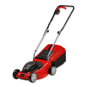 Einhell 32cm Electric Lawn Mower 1000W Rotary Lawnmower With 30L Grass Box 20-60mm 10m Corded - GC-EM 1032