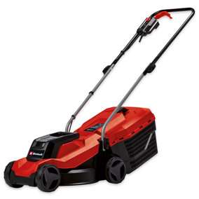 Einhell 32cm Electric Lawnmower 1000W Rotary With 30L Grass Box 10m Corded - GC-EM 1000/32