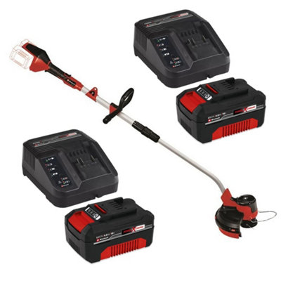 Einhell 3411300 GE-CT Power X-Change Grass Trimmer 36V + X2 4AH Battery Pack