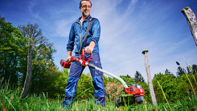 Einhell 35cm Cordless Strimmer 36V Brushless Power X Change Grass Trimmer Garden GP CT 36 35 Li BL Solo Body Only DIY at B Q