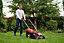 Einhell 36cm Power X-Change Cordless Lawnmower 36V Rotary With Batteries And Charger 40L Grass Box BRUSHLESS - GE-CM 36/36 Li Kit