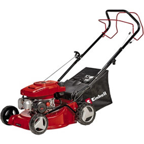 Einhell 40cm Petrol Lawnmower 2000W Self-Propelled Rotary 4-Stroke Engine With 45L Grass Box - GC-PM 40/2 S