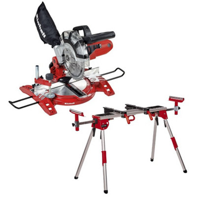 Einhell 4300295 TC-MS 2112 Crosscut & Mitre Saw 210mm 1600W 240V + Leg Stand