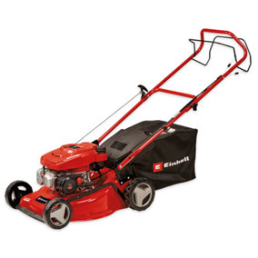 Einhell 46cm Petrol Lawnmower 2000W Self Propelled Rotary 4-Stroke Engine With 65L Grass Box GC-PM 46/5 S