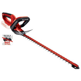 Einhell 46cm Power X-Change Cordless Hedge Trimmer 18"18V Laser Cut Steel With Wall Mount - GE-CH 1846 Li-Solo - Body Only