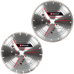 Einhell 497976052 -Piece Diamond Cutting Disc Set 230 mm Angle Grinder