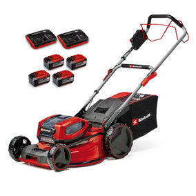 Einhell 52cm Power X-Change Cordless Lawnmower Self-Propelled 36V Rotary With Battery And Charger BRUSHLESS - GP-CM 36/52 S Li BL