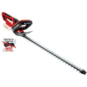 Einhell 55cm Power X-Change Cordless Hedge Trimmer 22" 18V Laser Cut Steel With Wall Mount - GE-CH 1855/1 Li Solo - Body Only