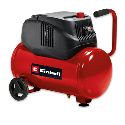 Einhell Air Compressor - 24 Litre Capacity - High Pressure 8 Bar (116 PSI) - Oil Free Motor - 1200W - TC-AC 200/24/8 OF