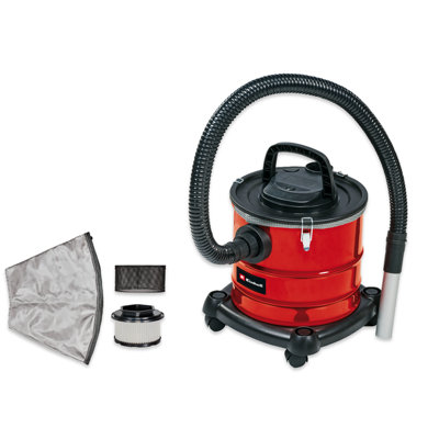 Einhell Ash Vacuum Cleaner - Perfect for Barbeques & Fireplaces - 20L Capacity - Powerful 1250W Suction - TC-AV 1720 DW