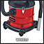 Einhell Ash Vacuum Cleaner - Perfect for Barbeques & Fireplaces - 20L Capacity - Powerful 1250W Suction - TC-AV 1720 DW