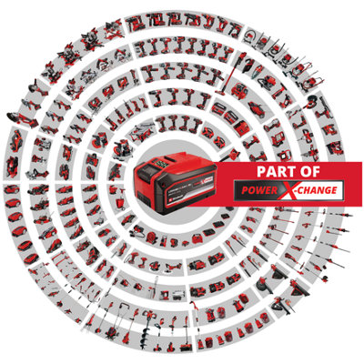 Einhell Battery Charger For Power X-Change Batteries - 3A Fast Charge With Battery Health Monitoring
