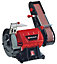 Einhell Belt and Disc Sander - Includes 1x K36 Grinding Wheel And K80 Belt - Powerful 350W - Dual Sander - TC-US 350