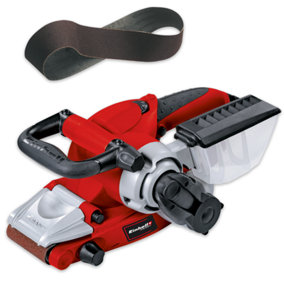 Einhell Belt Sander 850W Includes P80 Belt Dust Extraction Quick-Change TE-BS 8540 E