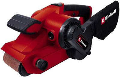 Einhell Belt Sander - Powerful 800W Sanding - Includes 1x Belt - Dust Extraction And Quick-Change Feature - TC-BS 8038 E