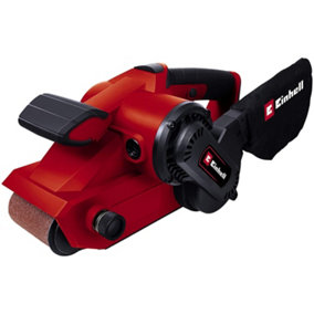 Einhell Belt Sander - Powerful 800W Sanding - Includes 1x Belt - Dust Extraction And Quick-Change Feature - TC-BS 8038 E