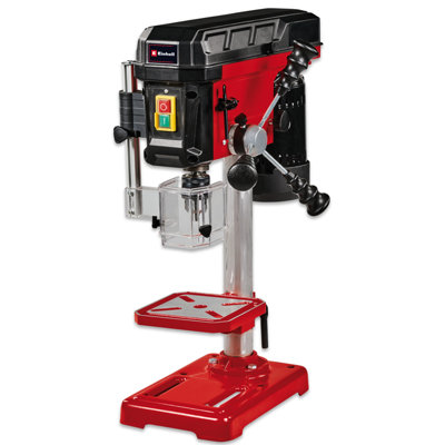 Einhell Bench Drill - Height Adjustable Pillar Drill With Table Tilt - High Power 450W - B16 Chuck Mount - LED Light - TE-BD 450 E