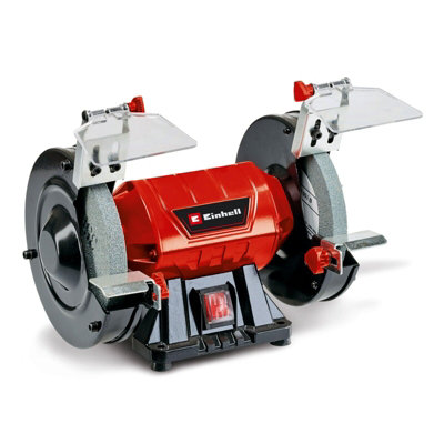 Einhell Bench Grinder Double Wheel 150W With Coarse K36 And Fine K60 Grades Perfect For Polishing TC-BG 150