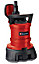 Einhell Clean & Dirty Water Pump 520W 13500 L/H Drainage Drains Floods, Pools Down To 1mm - GE-DP 5220 LL ECO
