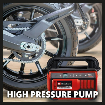 Einhell Cordless Air Compressor 18V 11 Bar 160 PSI For Low & High ...
