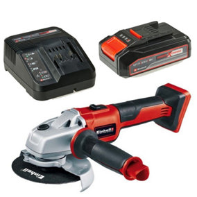 Einhell Cordless Brushless Angle Grinder 115mm Axxio Power 18v+2.5AH Battery Kit AXXIO TE-AG 18/115 Li BL