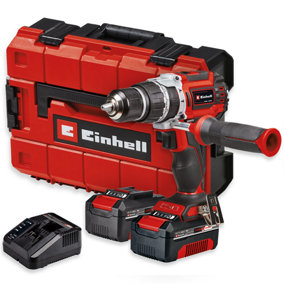 Einhell Cordless Combi Drill 60Nm 18V Brushless Power X-Change With 2 Batteries Charger Case TP-CD 18/60 Li-i BL