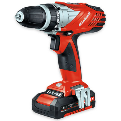 Einhell Cordless Drill Driver 48Nm Power X-Change TE-CD 18 Li Kit With 2 Batteries + Charger + Carry Case