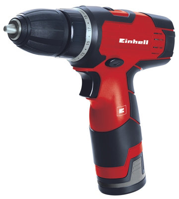 Einhell Cordless Drill - With 12V Battery, Charger & Carry Case - Powerful  24Nm Torque Adjustable - Perfect for DIY - TH-CD 12 Li