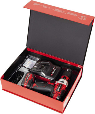 Einhell Cordless Drill With Battery And Charger - 30nm Torque Lightweight DIY - TE-CD 12/1 LI