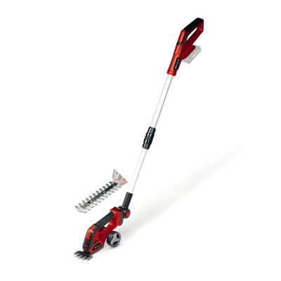 Einhell Cordless Grass And Hedge Trimmer Shears 18V Power X-Change 2 in 1 Lawn Trimmer - GE-CG 18/100 Li T-Solo - Body Only