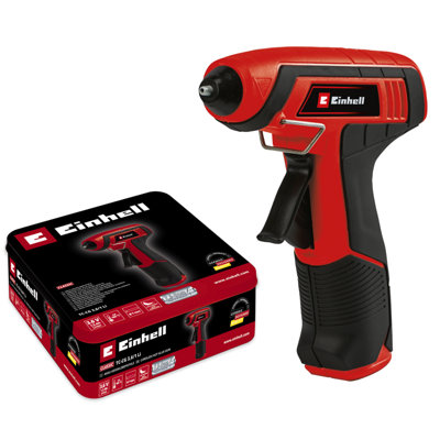 Einhell Cordless Hot Glue Gun With Charger Up To 160C Includes 4 ...
