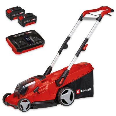 Einhell Cordless Lawnmower 41cm Brushless 36V Power X-Change GP-CM 36/41 With 2 Batteries + Charger