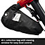 Einhell Cordless Leaf Blower Vacuum Power X-Change 45L Catch Bag And Harness Powerful 36V GE-CL 36/230 Li E -Solo - Body Only