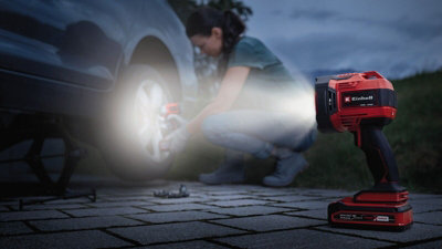Einhell Cordless LED Torch 18V 2500 Lumens Power X-Change Handheld Lamp Hybrid TE-CL 18/2500 Li AC - Body Only