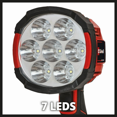 Einhell Cordless LED Torch 18V 2500 Lumens Power X-Change Handheld Lamp Hybrid TE-CL 18/2500 Li AC - Body Only