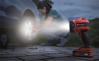 Einhell Cordless LED Torch 18V 2500 Lumens Power X-Change Handheld Lamp Hybrid TE-CL 18/2500 Li AC - Body Only