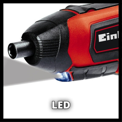 Einhell Cordless Mini Screwdriver With 10 Piece Bit Set Lightweight ...