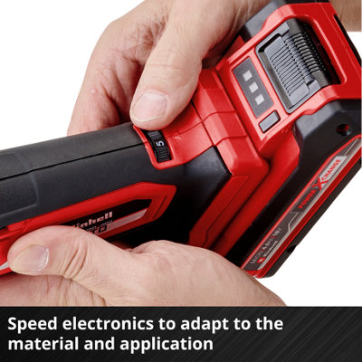 Einhell Cordless Multi Tool 18V With 15 Piece Accessory Kit PXC VARRITO Oscillating Tool Multi-Use Cutting Sanding - Body Only