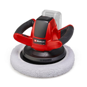 Einhell Cordless Orbital Car Polisher 18V Power X-Change With Abrasive And Finishing Bonnets CE-CB 18/254 Li-Solo - Body Only