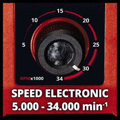 Einhell Cordless Precision Rotary Tool 18V Power X-Change With 55pcs Accessory Kit TE-MT 18/34 - Body Only