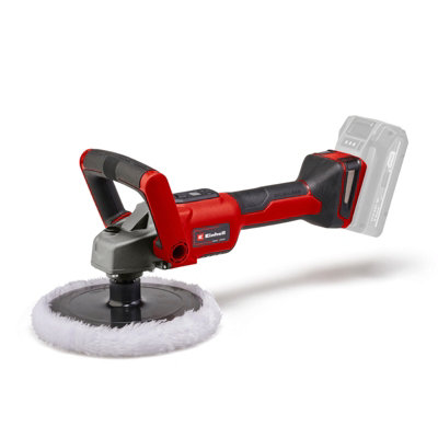 Einhell Cordless Rotary Car Polisher With Pads 18V 3-In-1 Machine Polishing Buffer Sander Power X-Change CE-CP 18/180 - Body Only